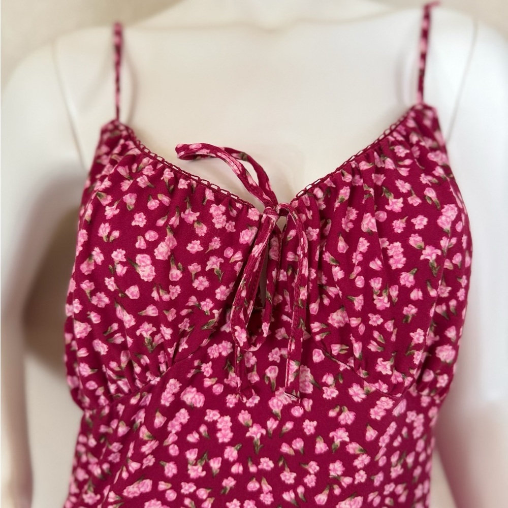 No Boundaries Pink Spaghetti Straps Size  L